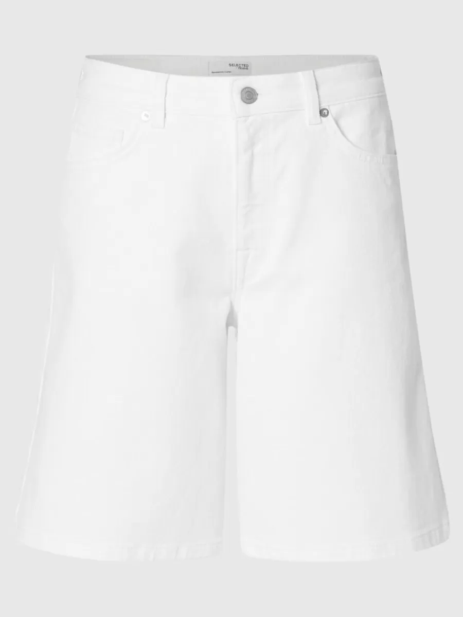 SELECTED DENIM BERMUDASHORTS White Fashion